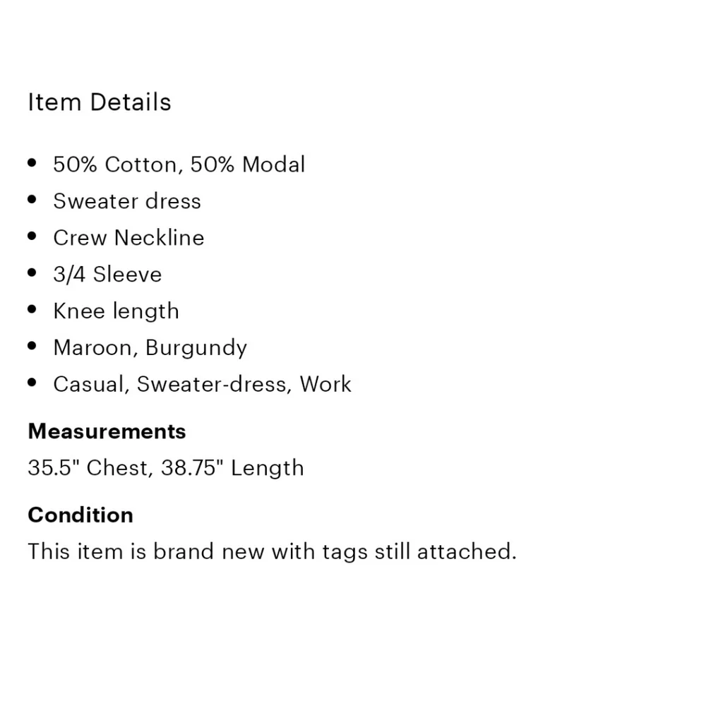 Modcloth NWT Knit the Mark Sweater Dress Size Small - Picture 4 of 13